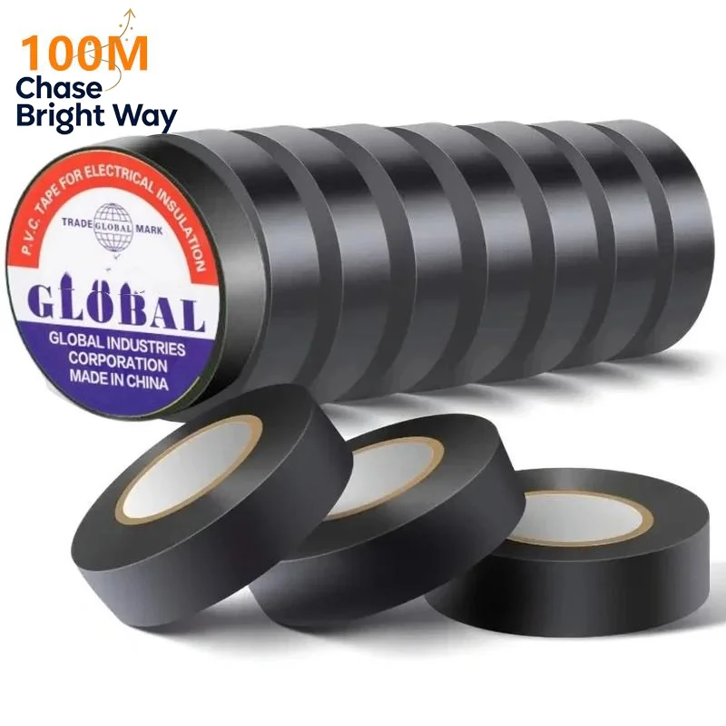 Flame Retardant Electrical Insulation Tape High Temp Resistant 1-10 Rolls 10M for Wire Connection Automotive Wiring Fixing