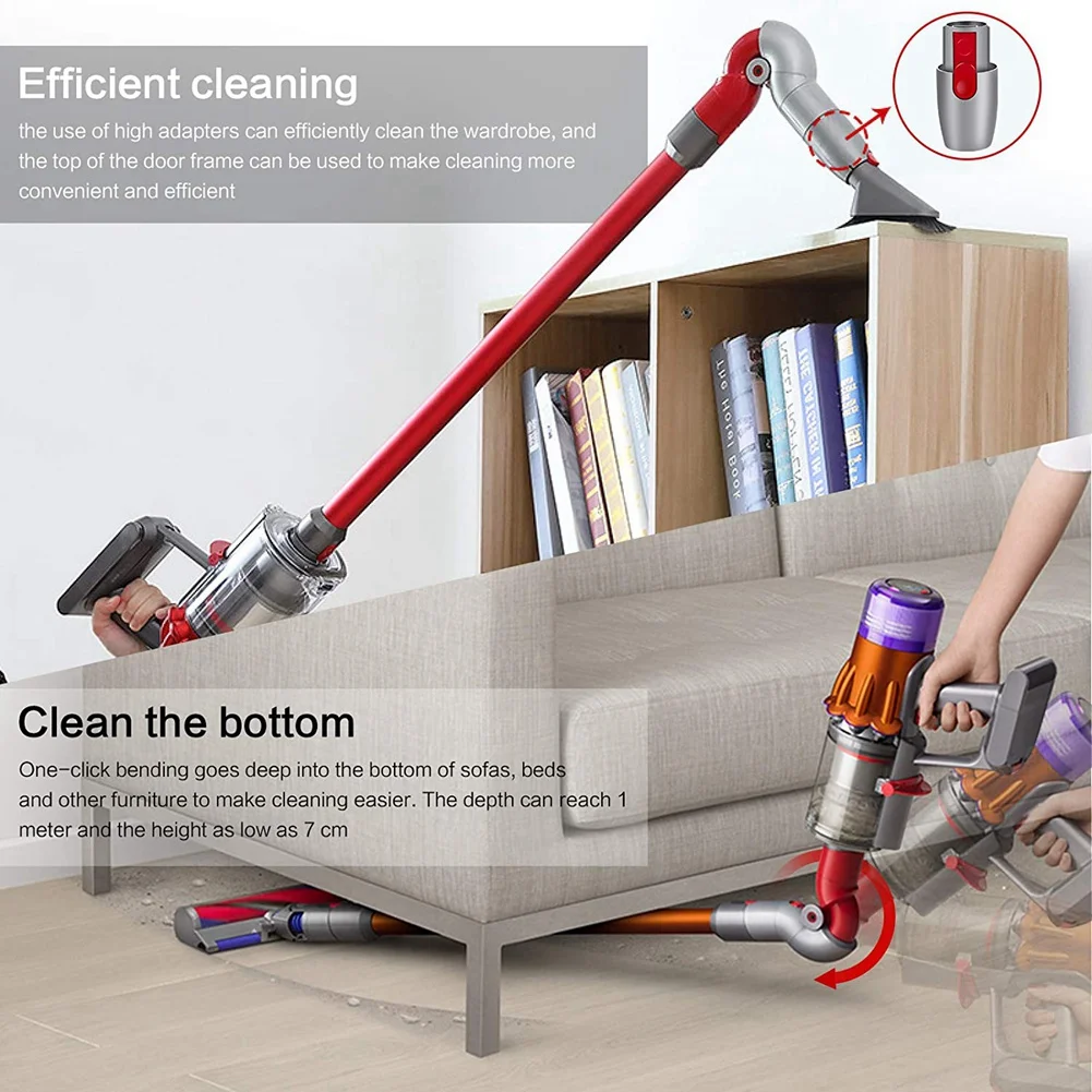 Substituição dos adaptadores superiores para aspirador de pó dyson v7 v8 v10 v11, adaptador inferior do conversor de liberação rápida 967762 -01