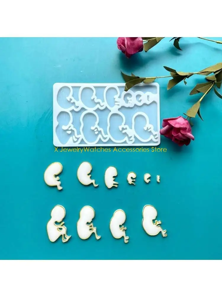 

31KD Handicrafts Home Decorations Casting Tools Fetus Mold DIY Crafts Pendants Mold