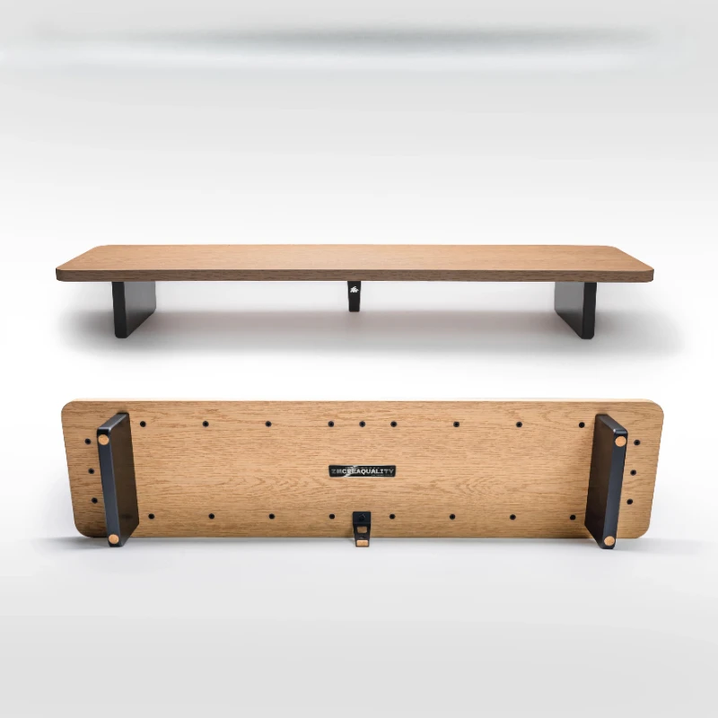 M30s Modular Monitor Stand Premium Solid Wood Desktop Organizer Space-Saving Computer Tables Modern Workstation Organizer