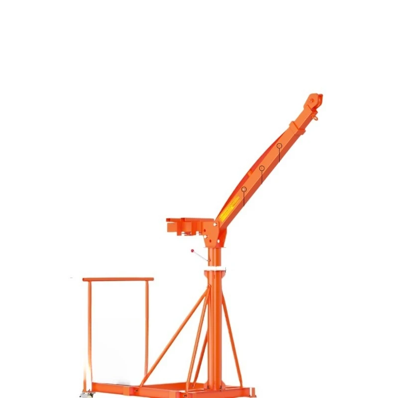 Household Mini Electric Crane New Building Material Lifting Equipment with Engine Gearbox and Motor Construction Hoist