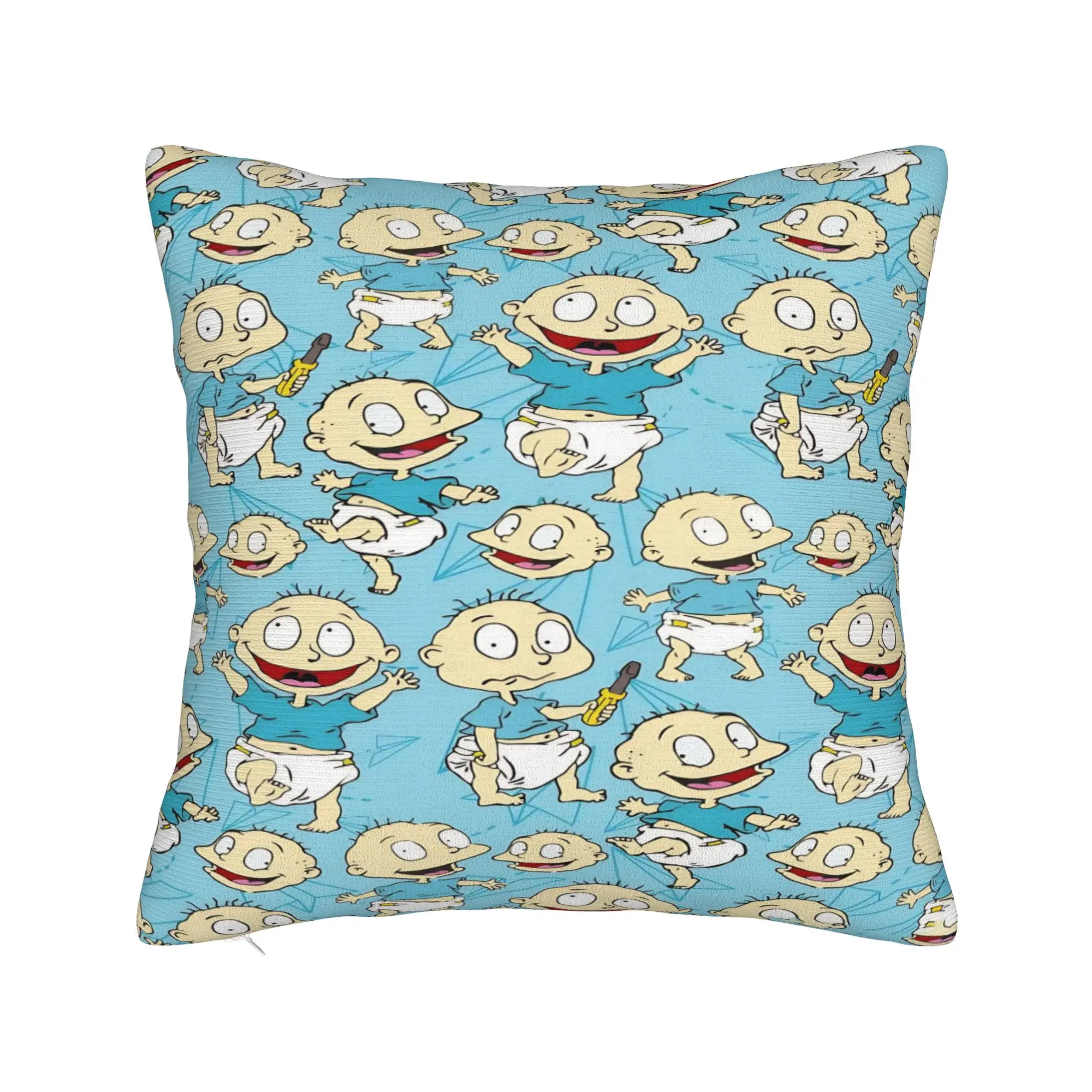 R-Rugrats Reptar & Character Print Pillowcases  Fashion Pillow Case For Living Room Bed Chair Design Pillow Cover
