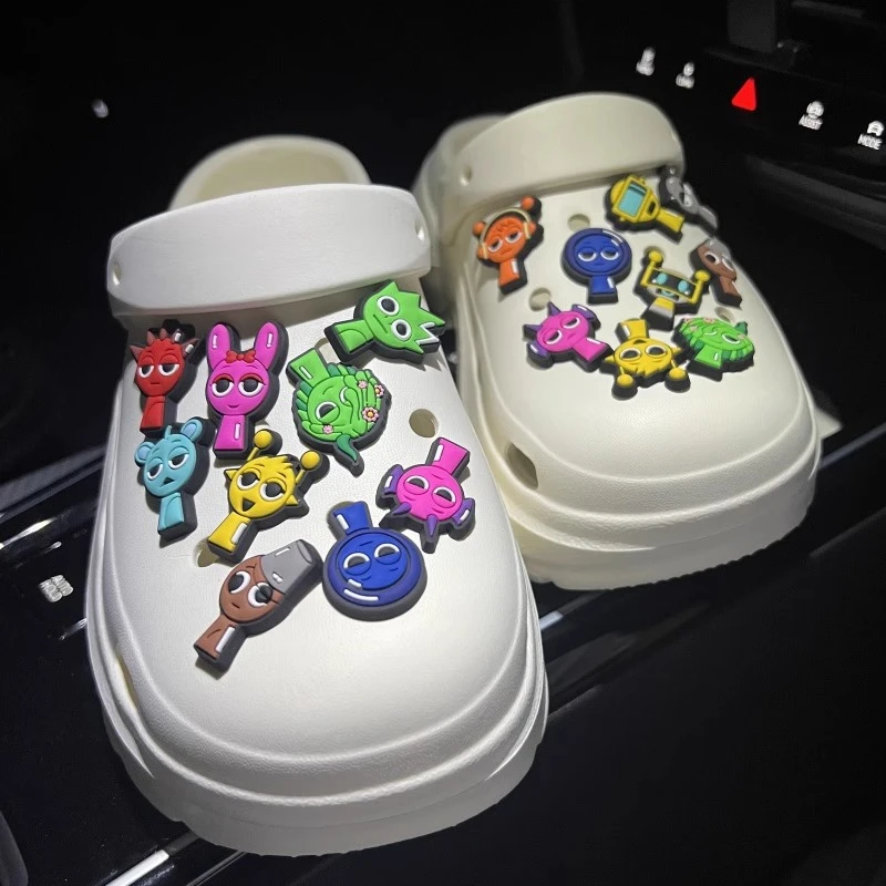 

New Pvc Shoe Buckle Accessories Diy Cartoon Animals Shoes Decoration For Kids Charms Party Gift Miniso Charms Cute
