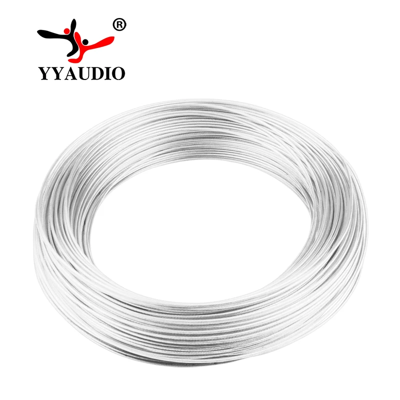 99.9999% OCC Pure Silver Flat Litz Wire Silver Enameled Wire for Headphone Audio Cable