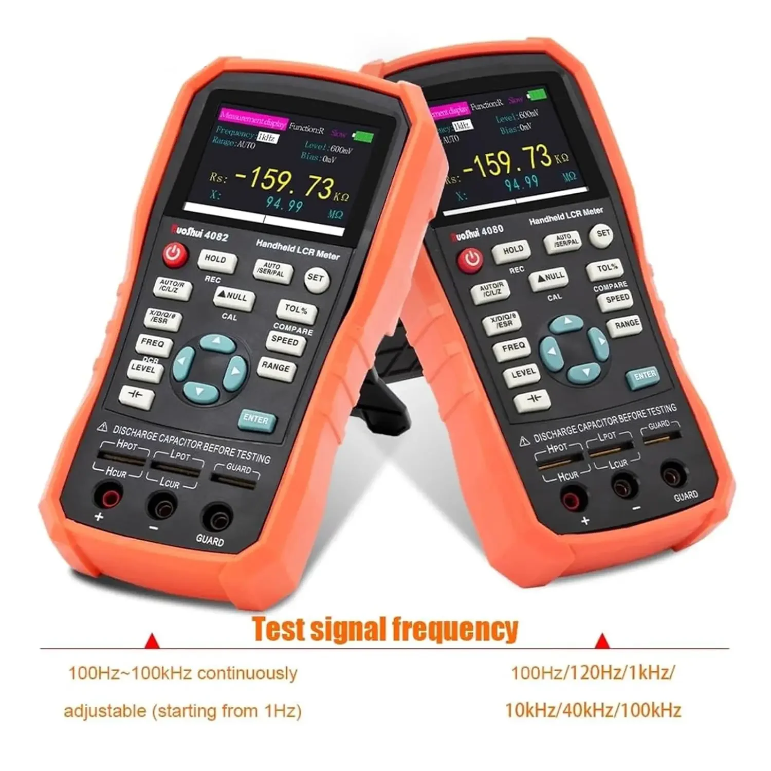 Handheld LCR Meter Accuracy Digital Bridge Capacitance Inductance Resistance Multimeter Tester Calibration USB Super Capacitor