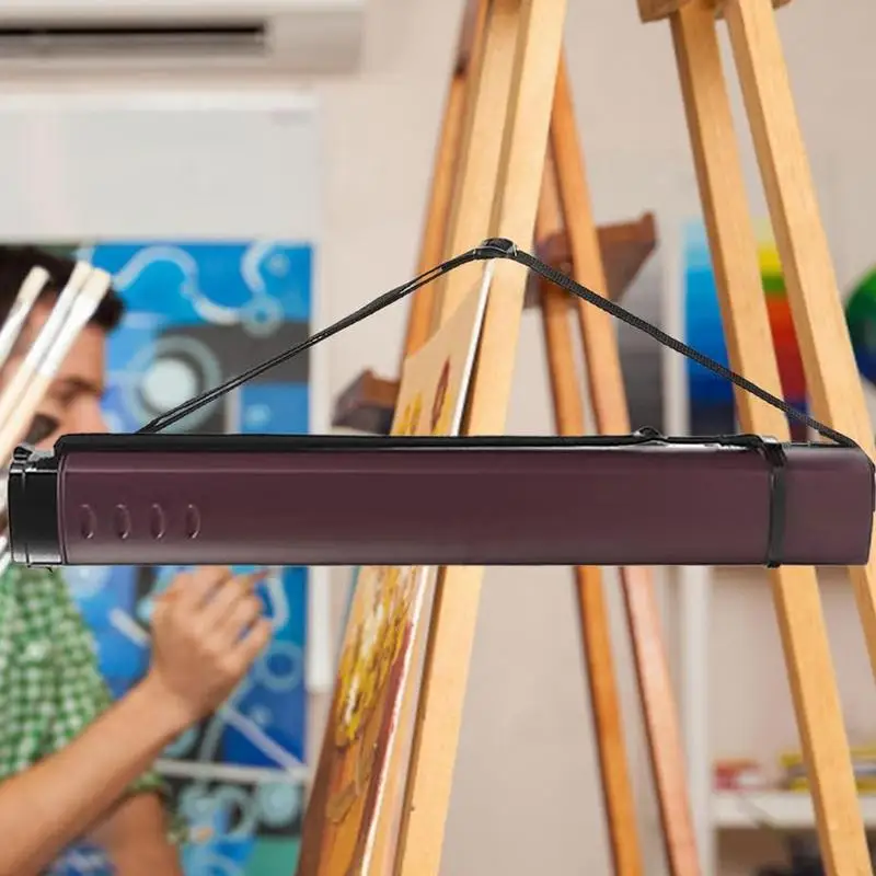 Poster Holder Tube Blueprint Holder With Strap Extendable Poster Storage Portable Storage Tube Blueprint Storage For Posters