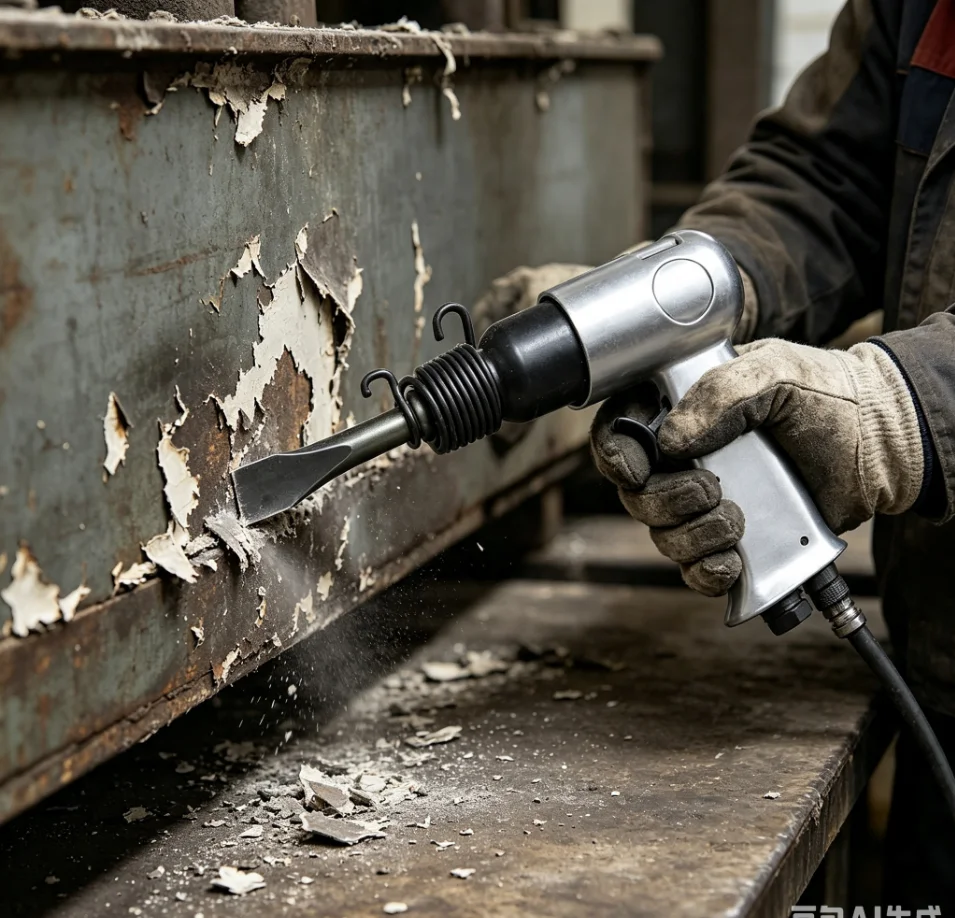 3-8''-150mm-air-hammer-professional-handheld-pistol-gas-shovels-small-rust-remover-air-shovel-pneumatic-tools-with-4-chisels