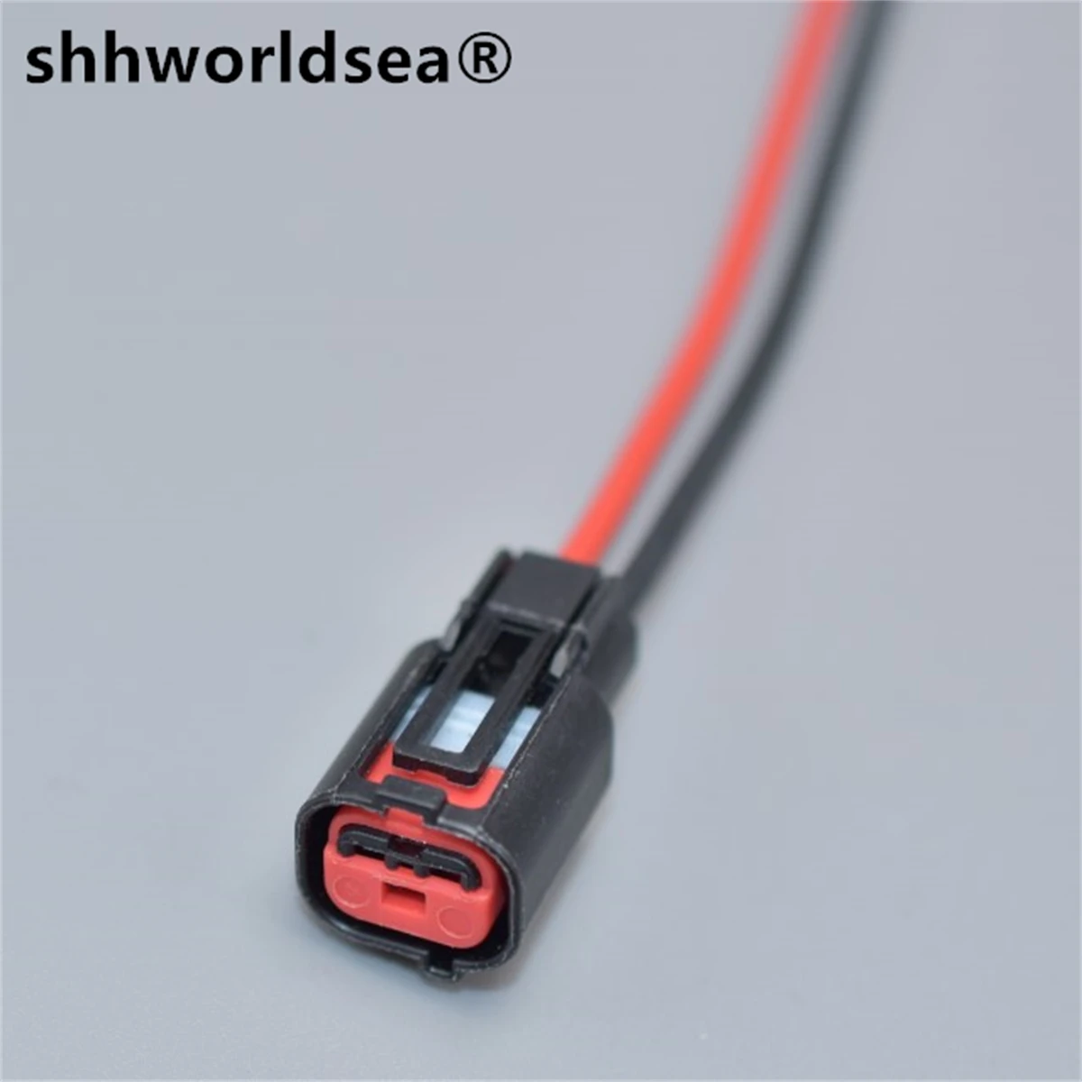 shhworldsea 2 Pin Auto connector speaker plug Solenoid valve plug vavle plug 15383213 13579999 With Terminals for ford focus