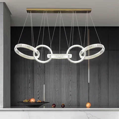 럭셔리 크리스탈 펜던트 조명, 거실 샹들리에, 식당 펜던트 램프, 천장 조명, 실내 조명, 홈 데코