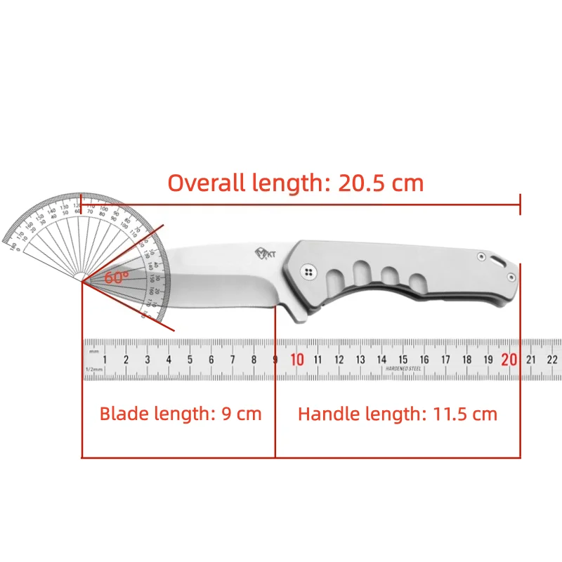 Medford EDC Personalized Mini Folding Knife High-Hardness D2 Steel Blade Ball Bearing Structure Camping Knife - view 6