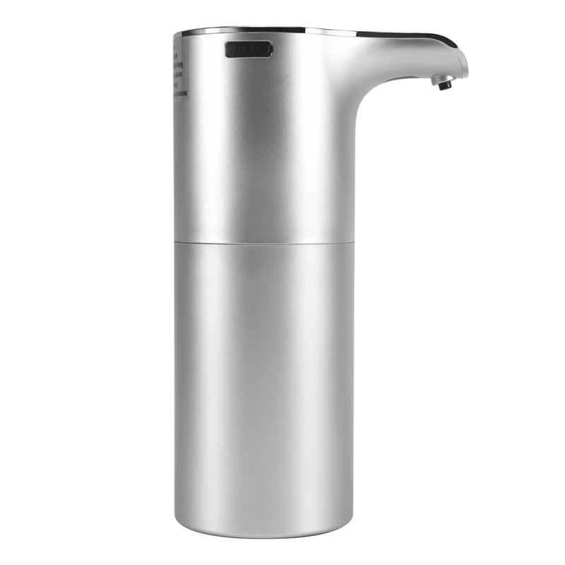 

ABZG-Дзатор мыла Автоматический бесконтактный USB перезаряжаемый электрический дозатор пенного мыла Регулируемый водонепроницаемый 450 мл