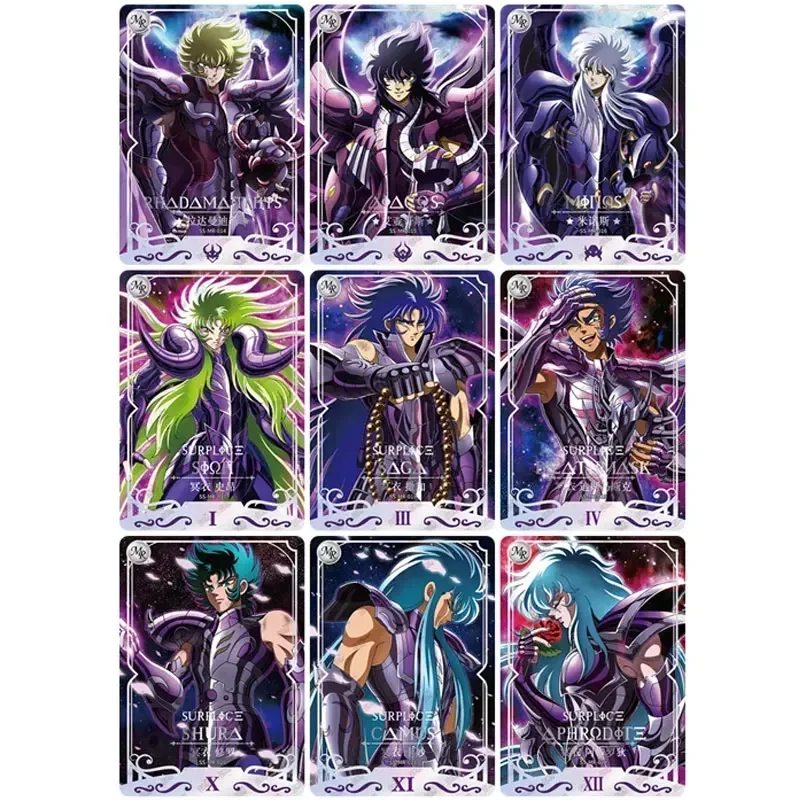 KAYOU Genuine Saint Seiya Series 3 Version BP/UTR/MR/UR/SSR/SR/R/PR Holy Cloak Awakening Single Card Full Set Collection Card