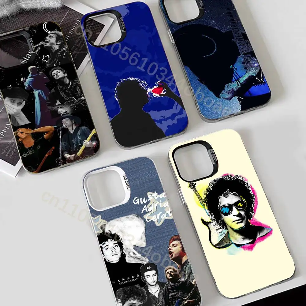

Singer G-Gustavo Cerati Phone Case For iPhone 17,16,15,14,13,12,11,Pro,Max,Plus Soft Black Cover