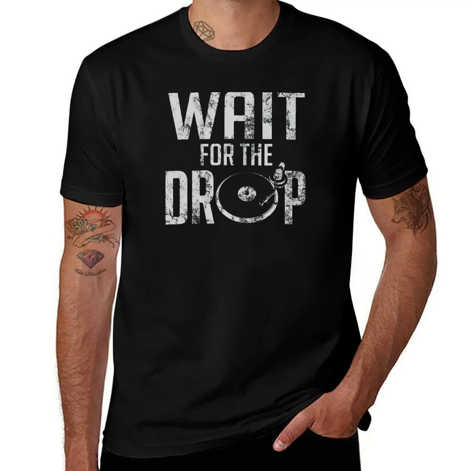 

Rave Wait For The Drop House Trance Techno House Music EDM T-Shirt essential t shirt t shirt for man T-shirt
