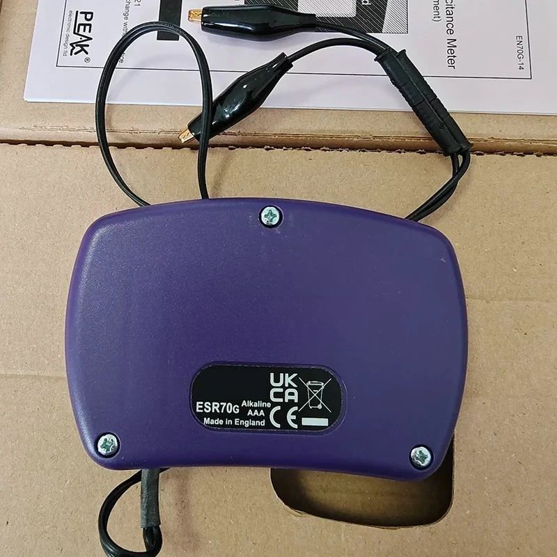 ESR70 Atlas ESR Plus Capacitor ESR Meter 0-40ohm 1uF-22000uF Capacitance Tester Portable