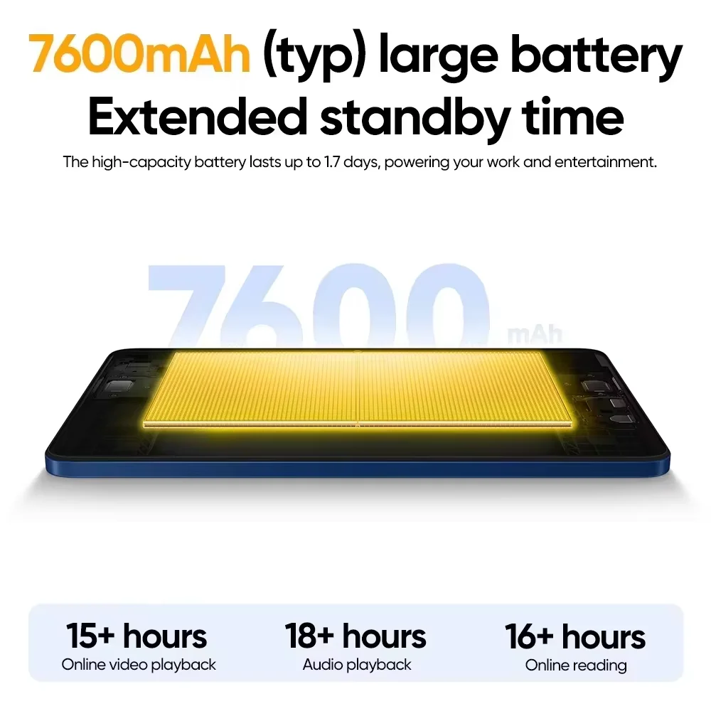 Versión Global POCO Pad C1 Snapdragon 6s 4G Gen 2 Pantalla de 9.7″ 2K 120Hz Batería de 7600mAh Carga Rápida de 18W Wi-Fi Tableta POCO 5