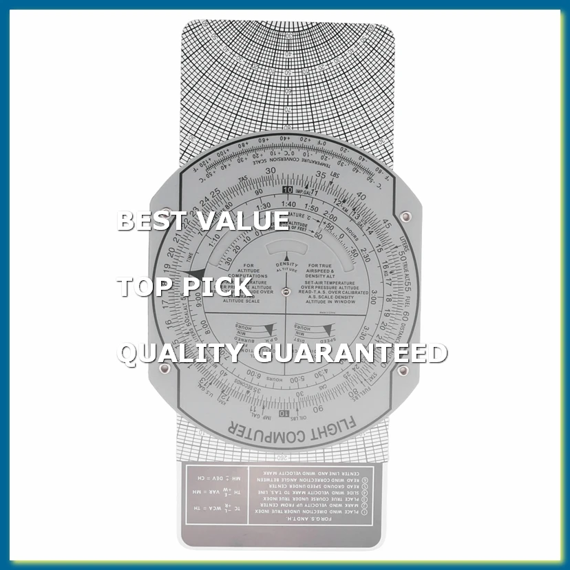 E6B Flight Computer Aviation Plotter Circular Slide Rule Used in Aviation Flight Training Pilot Training, Internships