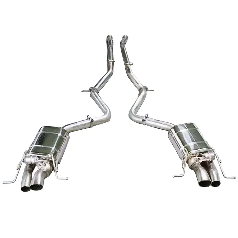 High Flow Performance Stainless Steel Catback Racing Exhaust Muffler for Mercedes Benz S550 W221