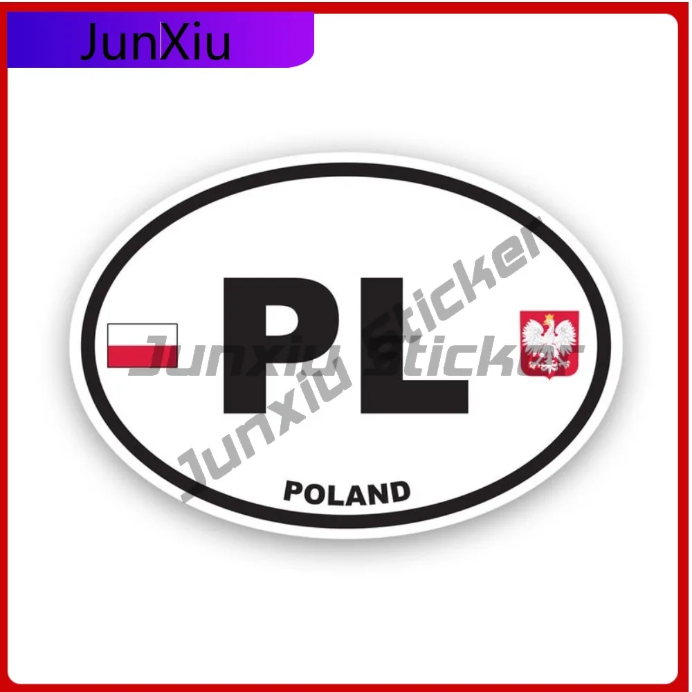 Poland Oval Sticker…
