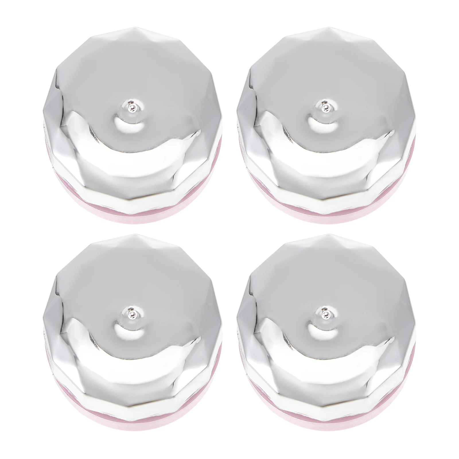 4 個ミニマニキュアボトルジェルジャー空の容器軽量トラベルクリーム収納プラスチック詰め替え可能なネイルグルー