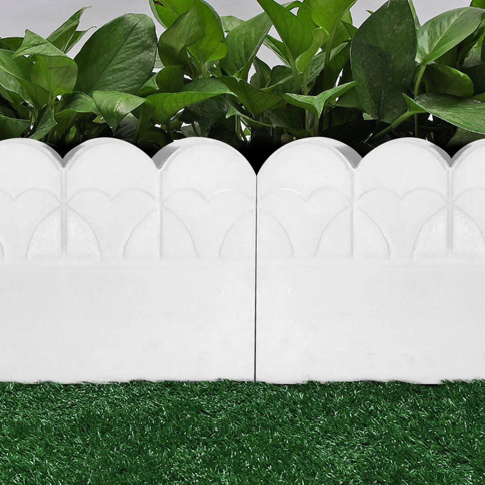 DIY Garden Fence Concrete Molds Fence Cement Mold Garden Building Accessories Brick Mold Plastic Paving Molds Pathway Fence