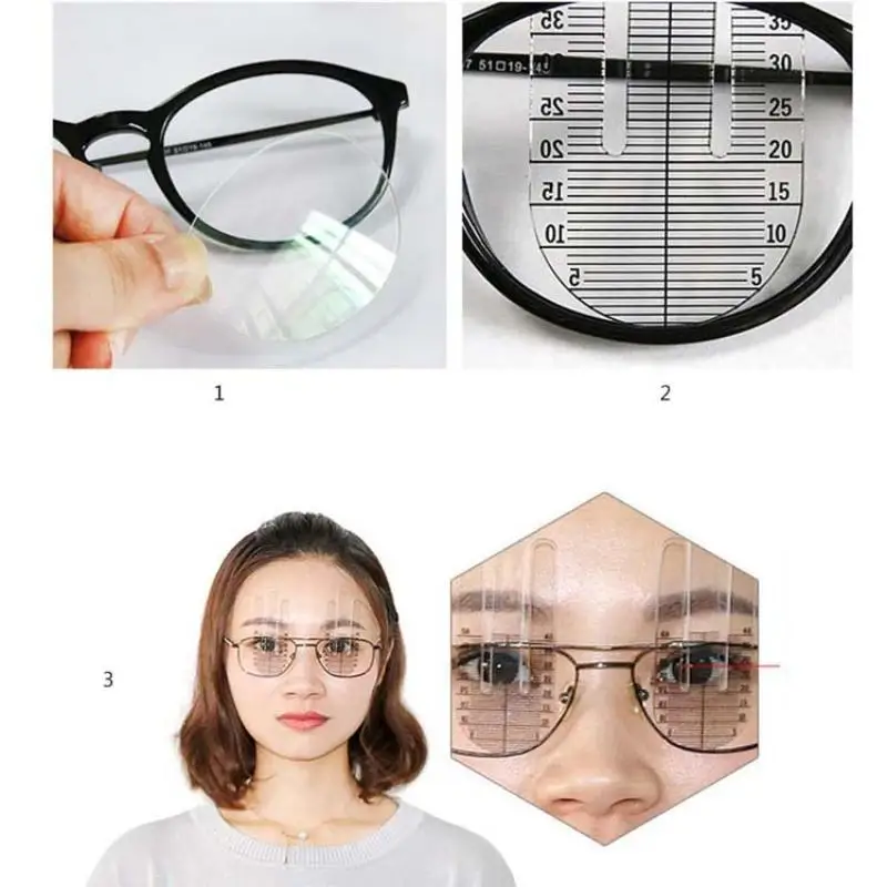 1Pair Optical PH Ruler Pupil Height Meter Optometry PH Tester For Hospital Eye Ophthalmic Measuring Tools For Eyeglass Equipment