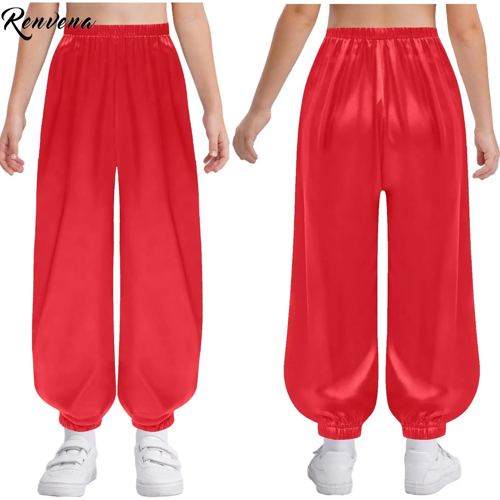 أطفال بنين بنات السراويل الصينية التقليدية الكونغ فو الرقص موحدة تاي تشي الجناح تشون فنون الدفاع عن النفس الزي لفئة تدريب الكونغ فو