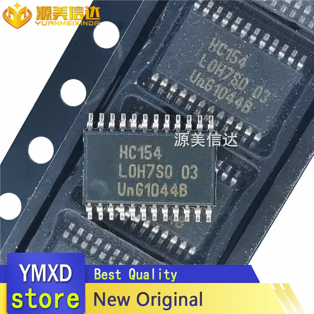 10 шт./лот, новый оригинальный патч HC154PW 74HC154, чип декодера от 4 до 16 линий TSSOP-24 в наличии