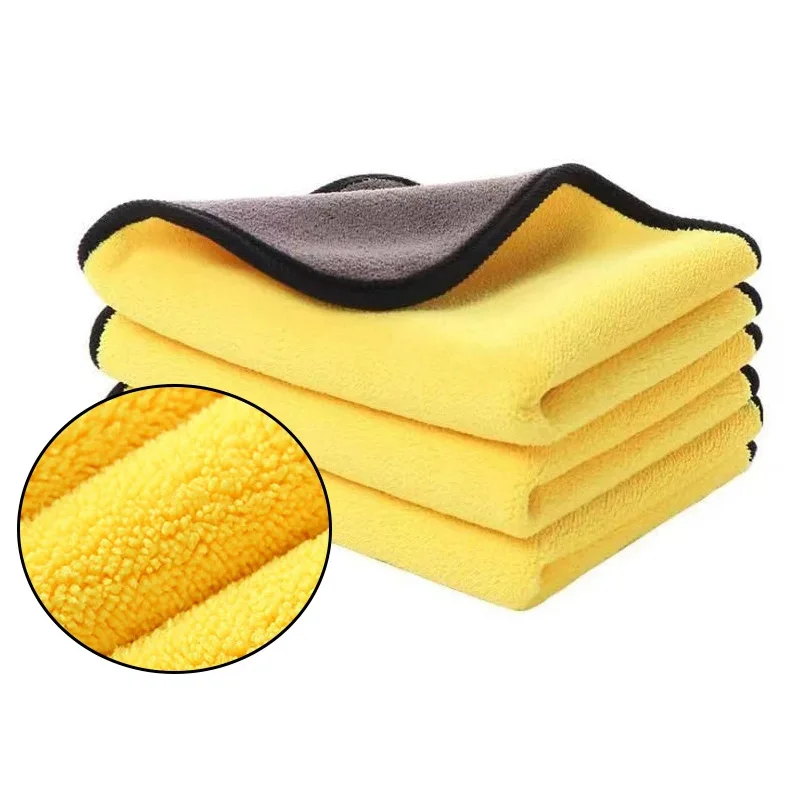 Ultra-Soft Microfiber Towels 3/5/10 Pcs Set - Multipurpose, Highly Absorbent Cleaning Cloths for Cars, Kitchens, Dishes-30x30cm