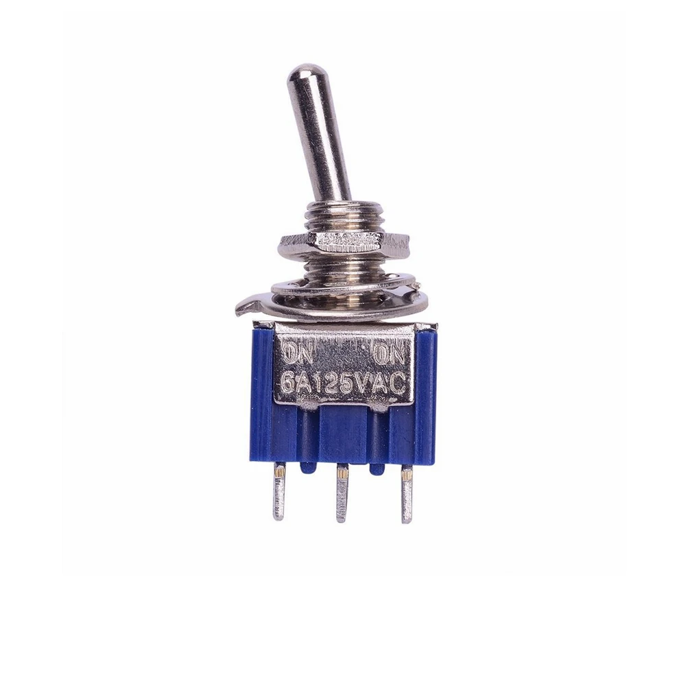 10 шт. AC125V 6A ON/ON 3 клеммы 2-позиционный тумблер SPDT мини микропереключатель для бытовой техники промышленное управление