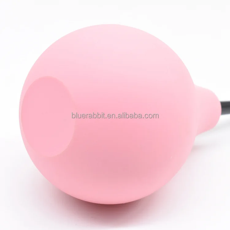 225ml bola lampu Enema Douche grosir Pink dapat digunakan kembali jarum suntik vagina pembersih Anal