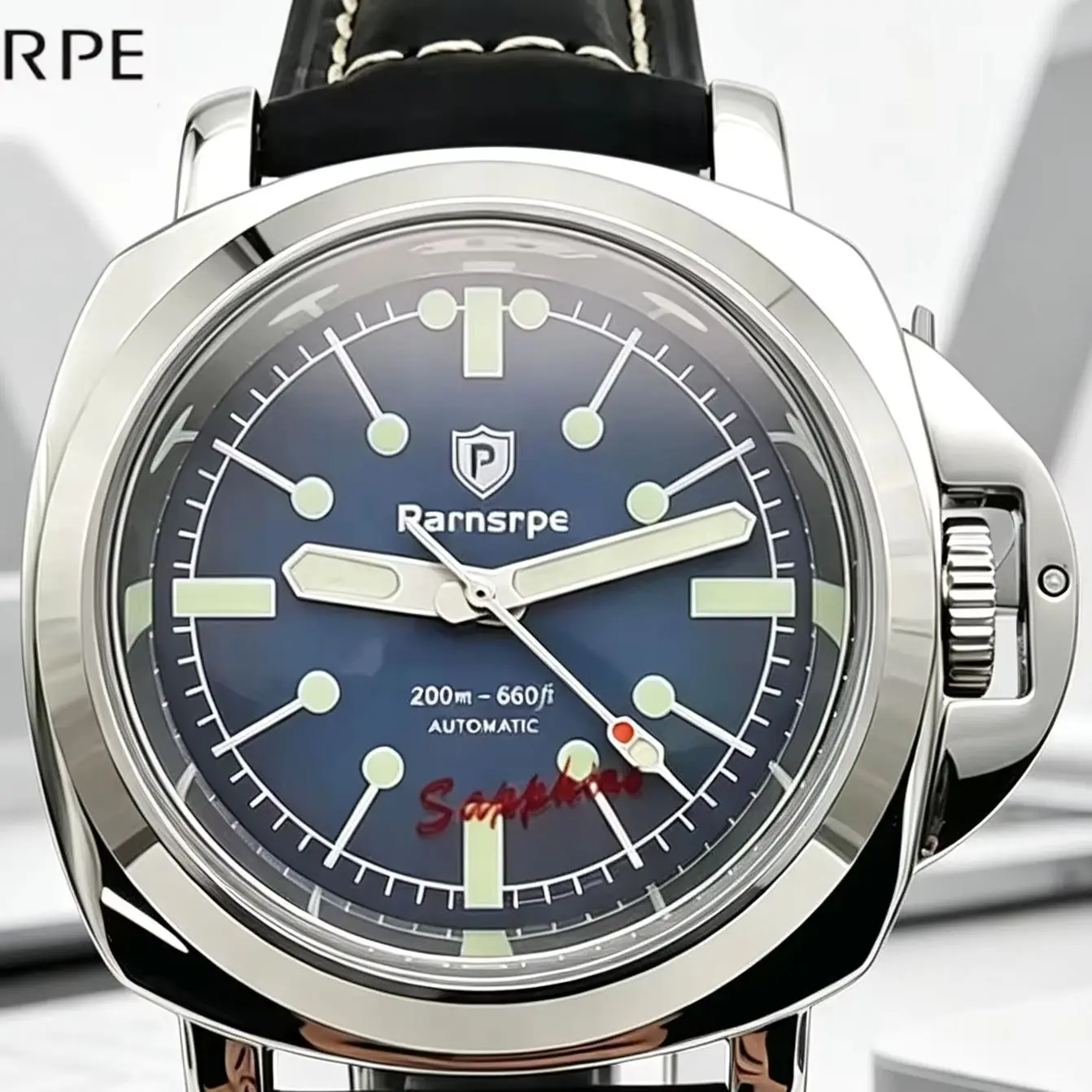 

PARNSRPE New Men's NH35 Automatic Mechanical Waterproof Watch. Stainless steel material. Sapphire crystal mirror