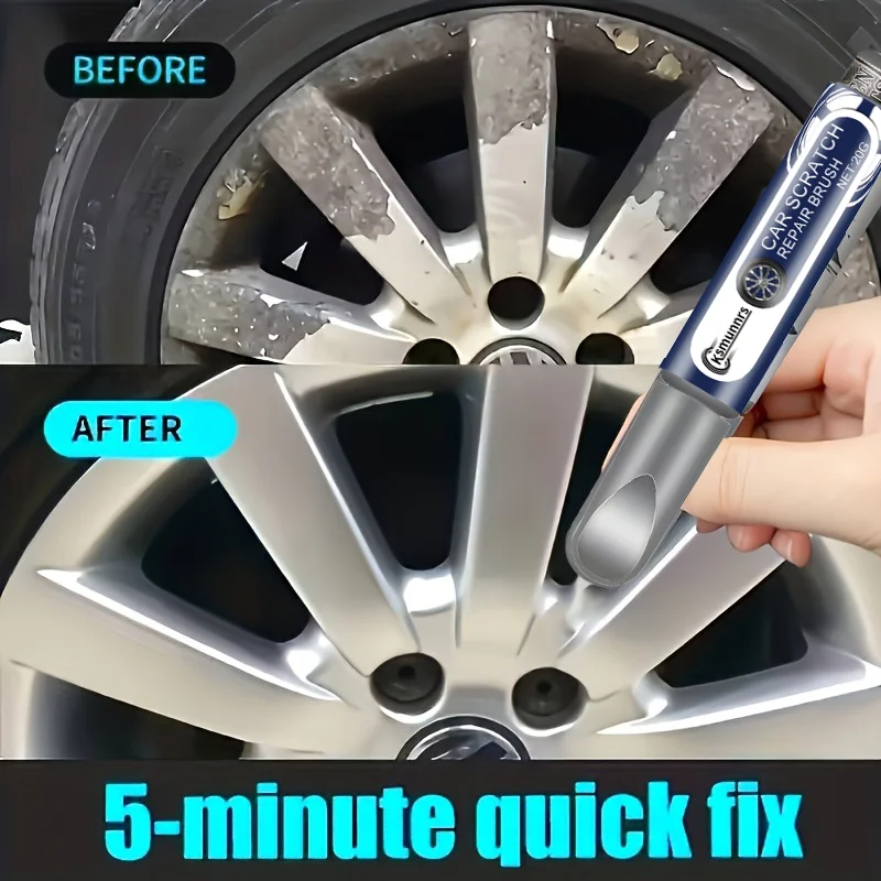 Chrome Repair Pen, Easy Operation, Restores Like New in SecondsFor surface scratch repair on car chrome parts, wheel hubs, emble view 4