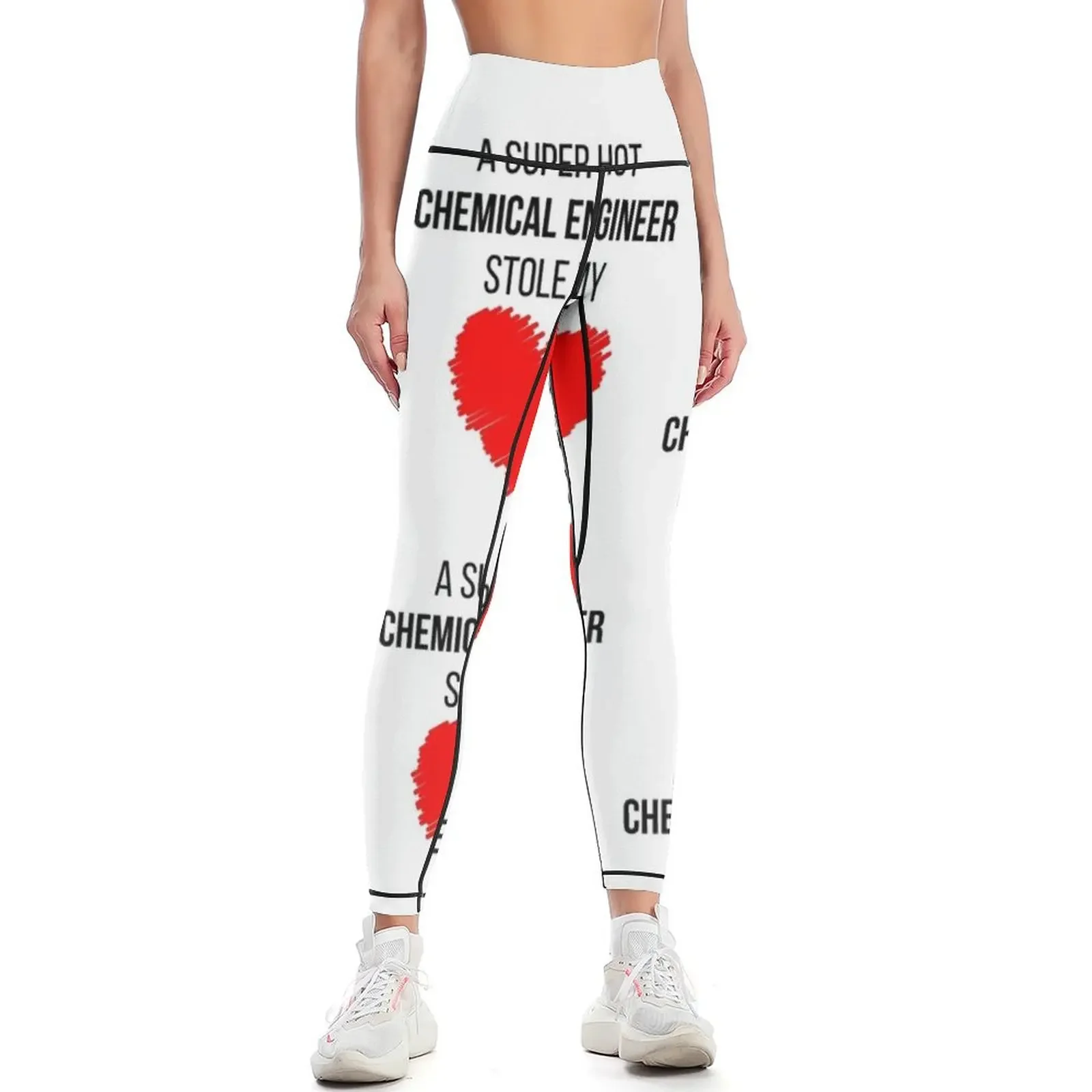 

Hot Chemical Engineer Stole my Heart Funny Chemical engineering quote Leggings trousers legging push up Womens Leggings