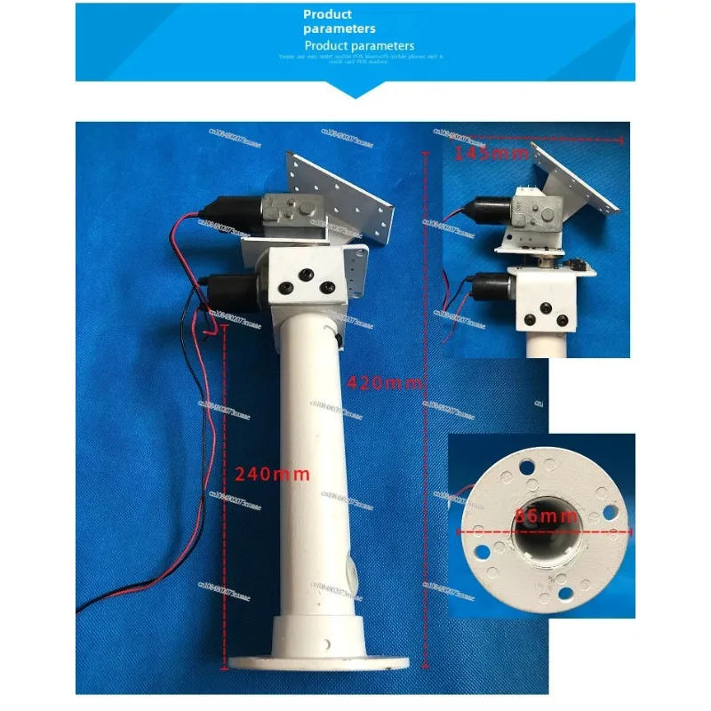 DC Dual-axis Gimbal Solar Tracking Monitoring Robot Heavy Load and High Torque All-metal X Axis Y Axis