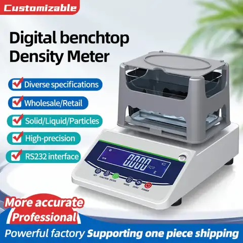 300g-600g Electronic Solid Liquid Density Meter 0.01g Accuracy Solid Gold Small Particles Liquid Specific Gravity Density Meter
