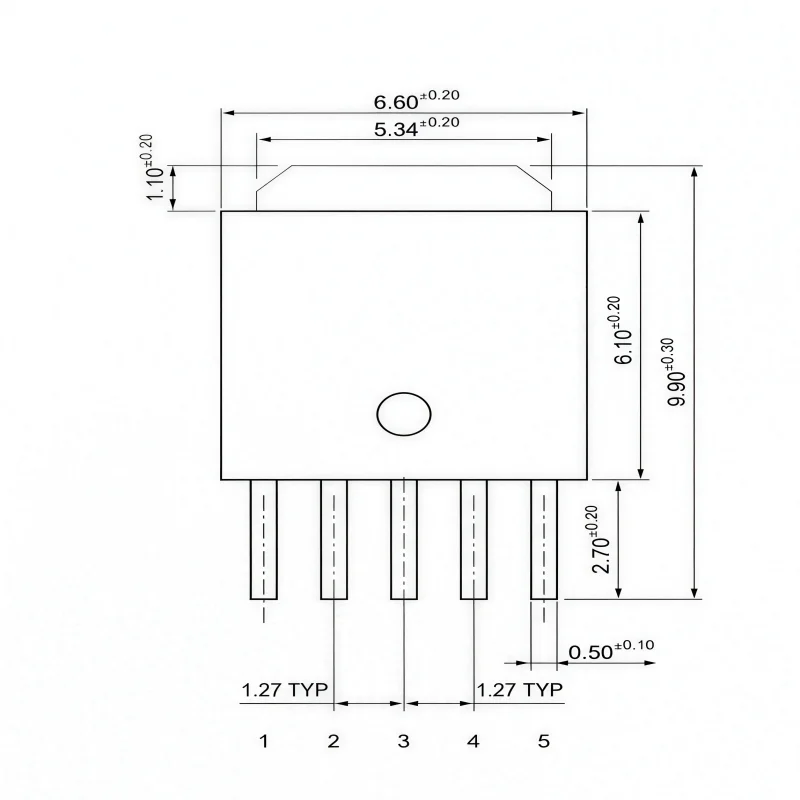 SI-8008TM Voltage-Reducing Adjustable 800mV - 24V 4.5V - 40V 1.5A to -252 - 5 DC-DC Converter ROH