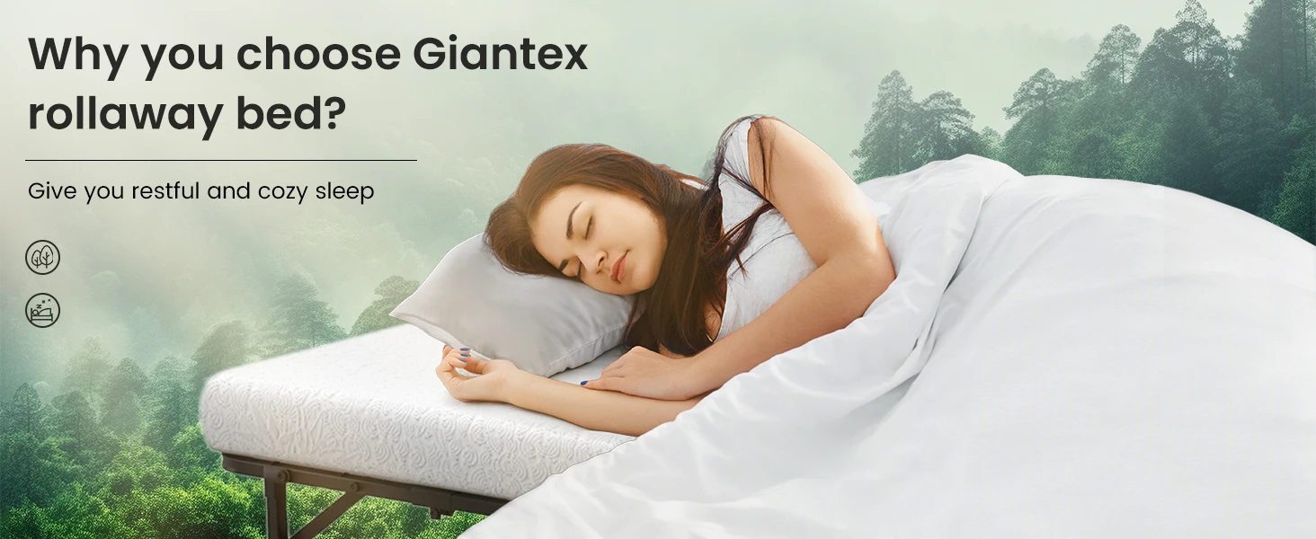 folding bed with mattress