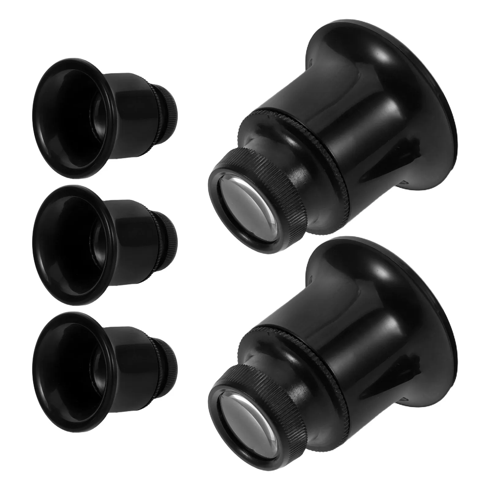 5Pcs 20X Watch Loupe Magnifier Professional Hands-Free Headband Loupe Glasses for Watch Repair Jewelry Design Movement