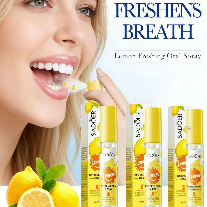 Spray Refrescante Bucal, Refresca el Aliento en 3 Segundos, Sin Alcohol, Suave y Refrescante, Fácil de Transportar, Ideal para Viajes, Fiestas y Mantiene tu Boca Fresca en Todo Momento.