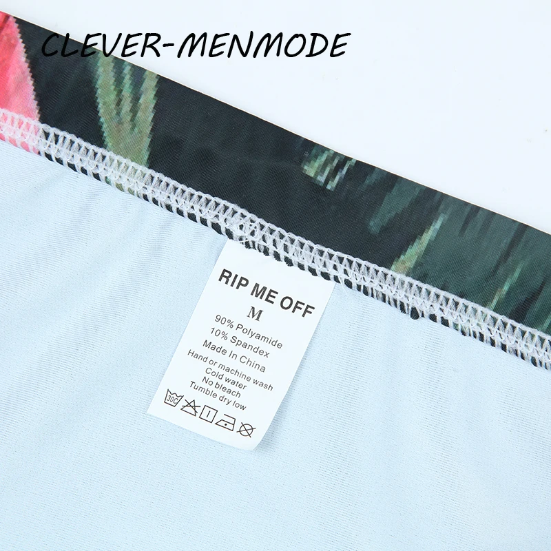 Herren Sexy Sommer Strand Bikini Badeanzug Europäisch Amerikanisch Mode Bikini Bedruckt Badeslip Strand Surf Shorts Strandbekleidung – Detail 24
