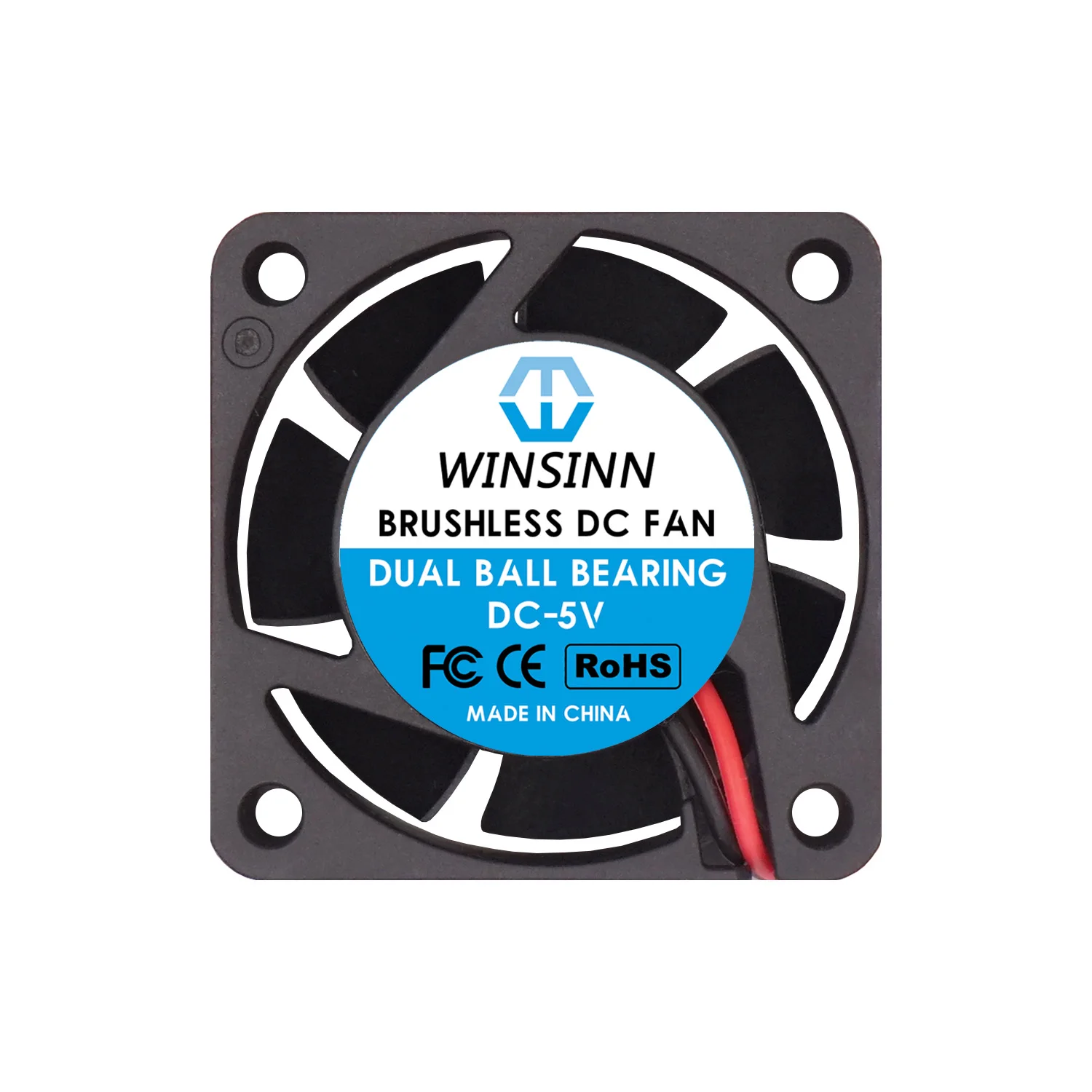 WINSINN 4015 40mm Fan DC 5V 12V 24V Sleeve / Dual Ball Bearing Brushless Cooling 40x15mm 2PIN