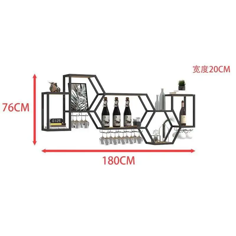 Space Saver Showcase Alcoholkast Drankplanken Moderne cocktailvitrinekast Nachtclub Metalen Angolo Barmeubilair