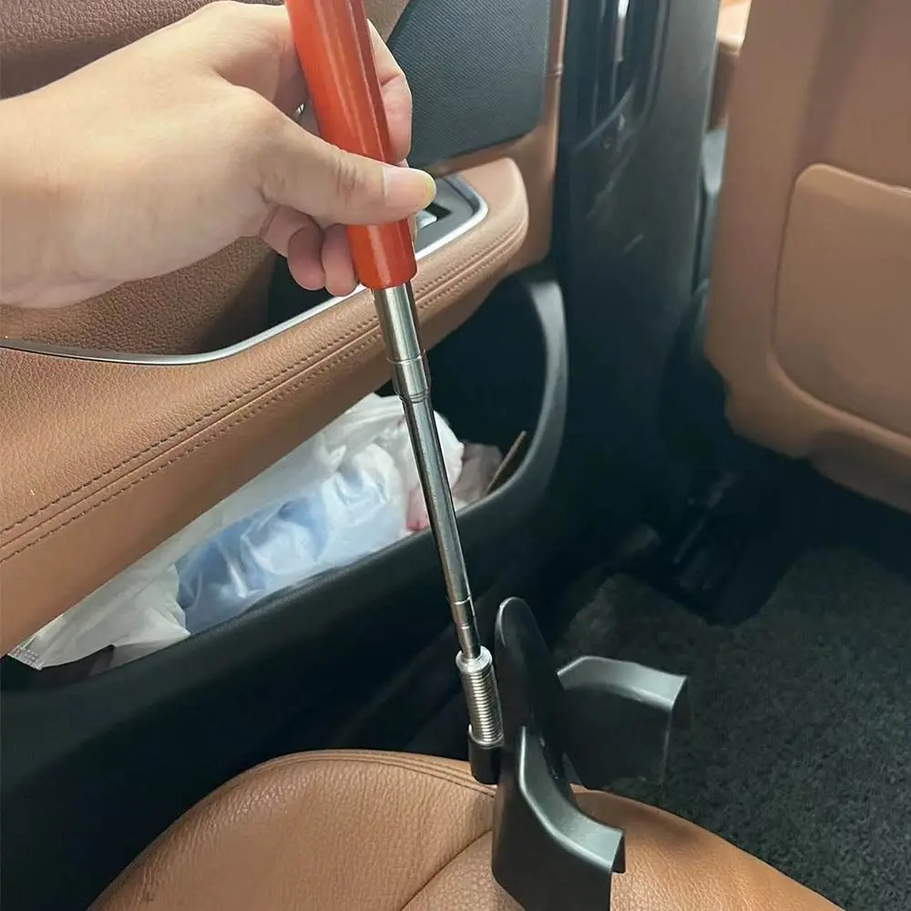 لبيسة حذاء بمقبض طويل متينة بدون ثني فوق لبيسة الحذاء التلسكوبية قابلة للتعديل بدون دعامة لرفع الأحذية