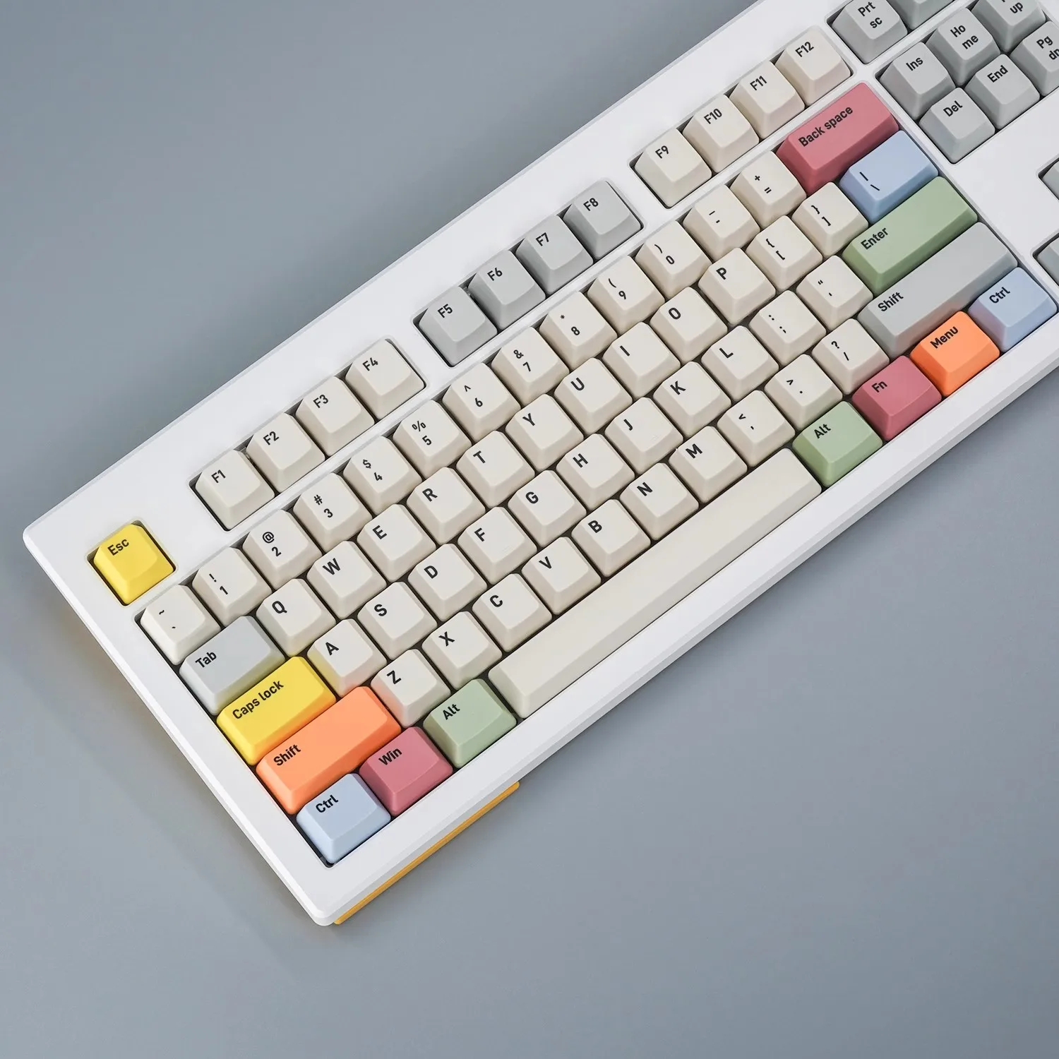 قماش Keycap الكورية OEM الملف الشخصي PBT كيكابس صبغ مصعد أساطير Keycap مجموعة ل Mx الكرز التبديل لوحة المفاتيح الميكانيكية مخصص