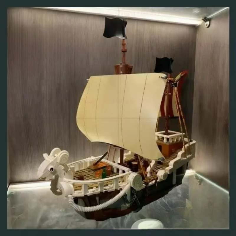 

New MOC Pirate Ship Model Home Decor Building Blocks for Boys and Girls as Festival Gifts