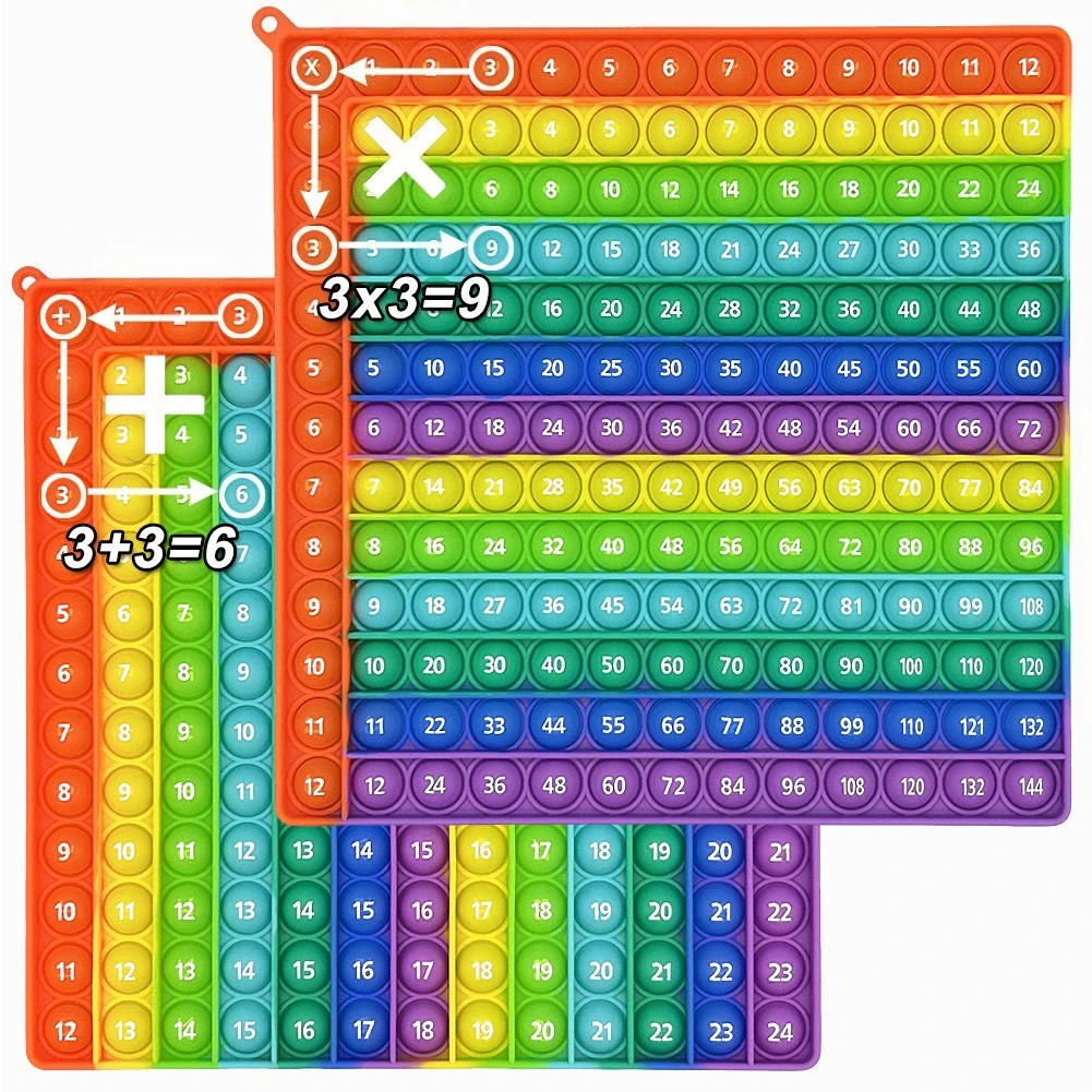 الرياضيات إضافة الضرب فقاعة الصحافة لعبة أطفال التعليمية التعلم التعليم المبكر وسائل تعليمية فكرية