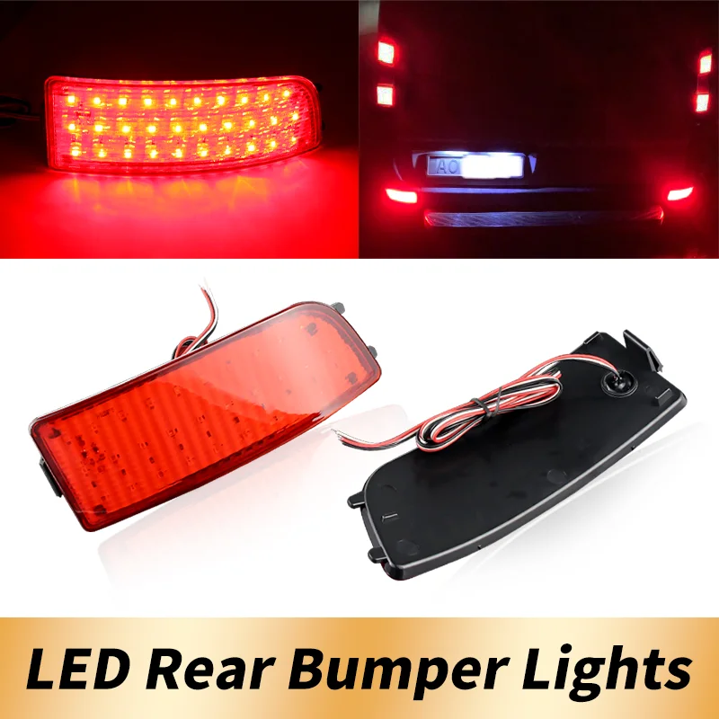 2 uds LED Reflector de parachoques trasero luces de freno Canbus para mercedes-benz Sprinter W906 2006-2016 para Volkswagen Crafter 2E 2006-2017