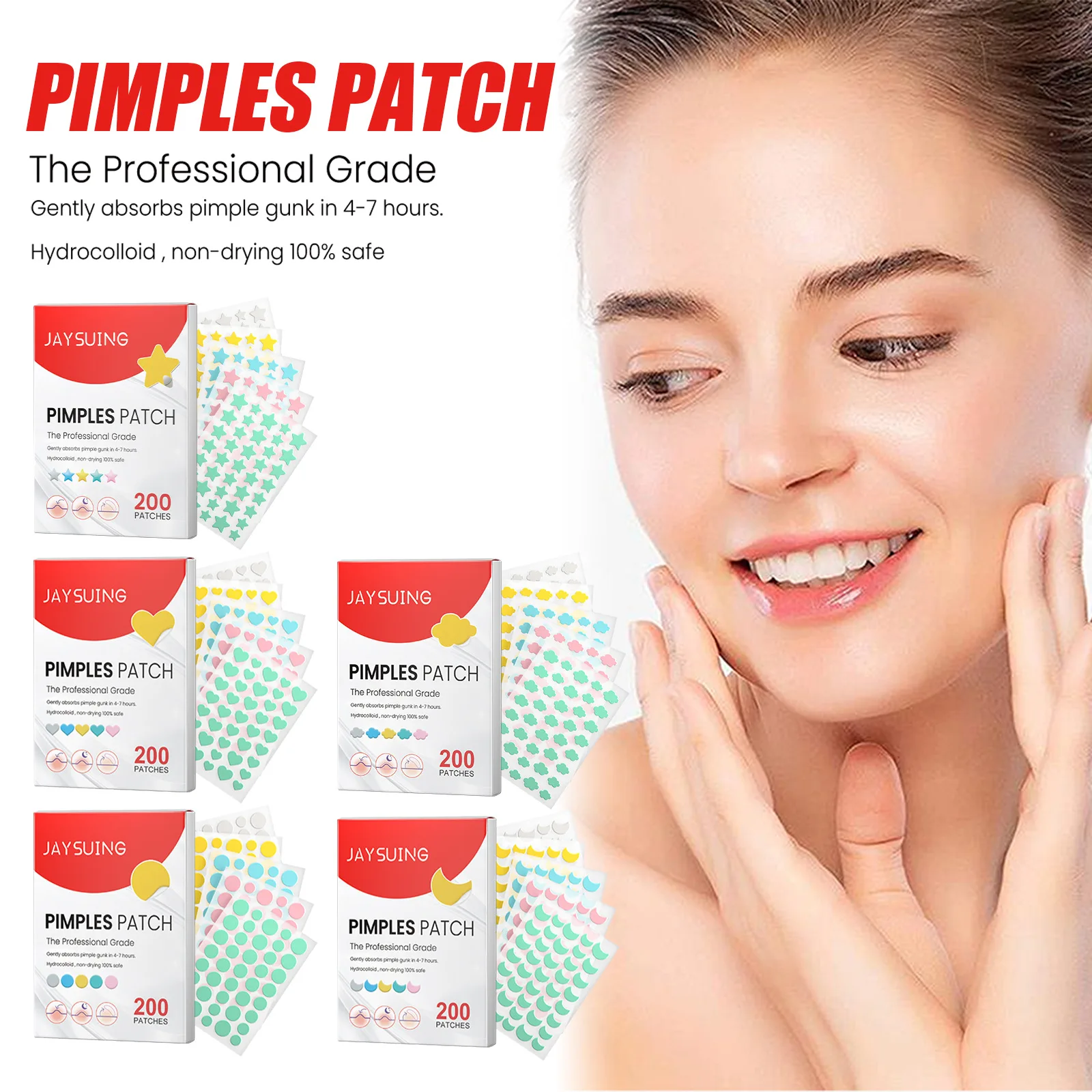 

Repair Acne Patch Facial Skin Care Fade Blemishes Pimple Marks Closed Acne Blemishes Cover Acne Pimple Repair Patch