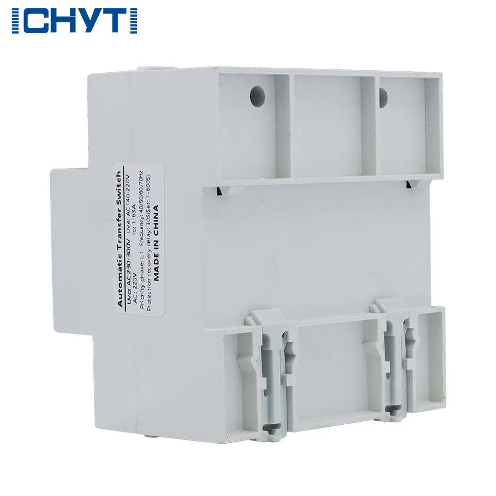 2 قطعة CHYT 3 المرحلة 3P + N Din السكك الحديدية الفولتميتر مقياس التيار الكهربائي قابل للتعديل أكثر وتحت الجهد الحد الحالي حماية رصد المرحلات Prot #5